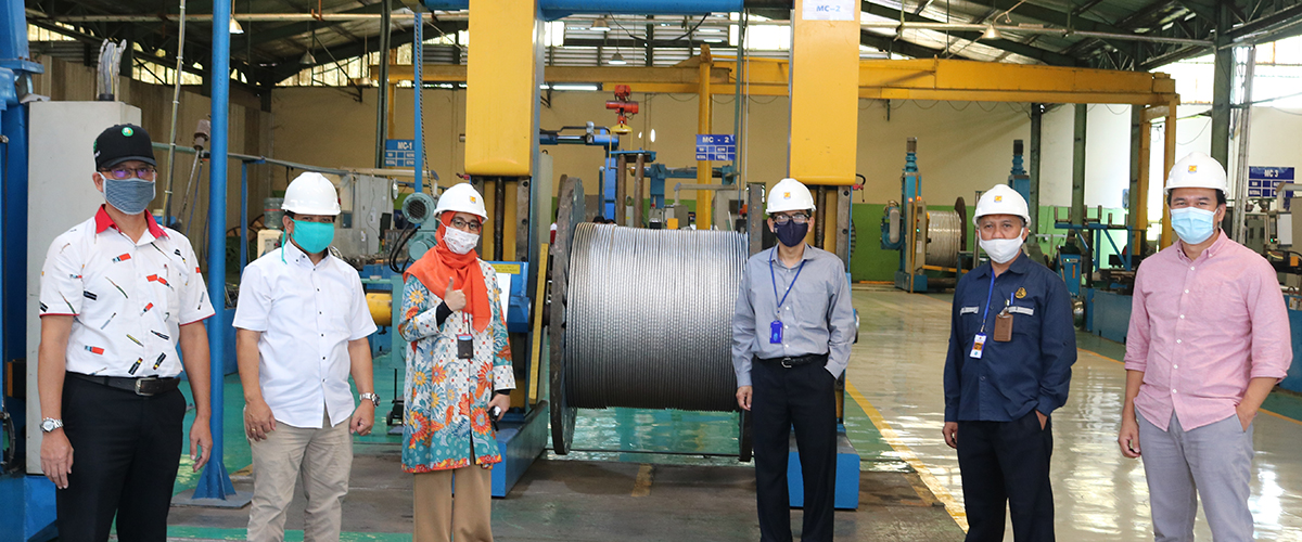Kunjungan Kementerian Energi dan Sumber Daya Mineral ke Pabrik PT Jembo cable Company Tbk